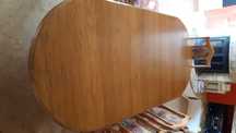 Dębowy Stół owalny rozkładany dąb rustykalny 150/ 195cm