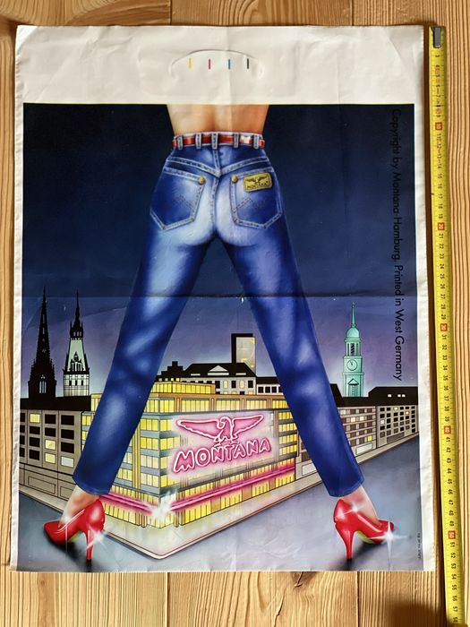 Reklamówka Montana oryginał PRL Pewex NOWA