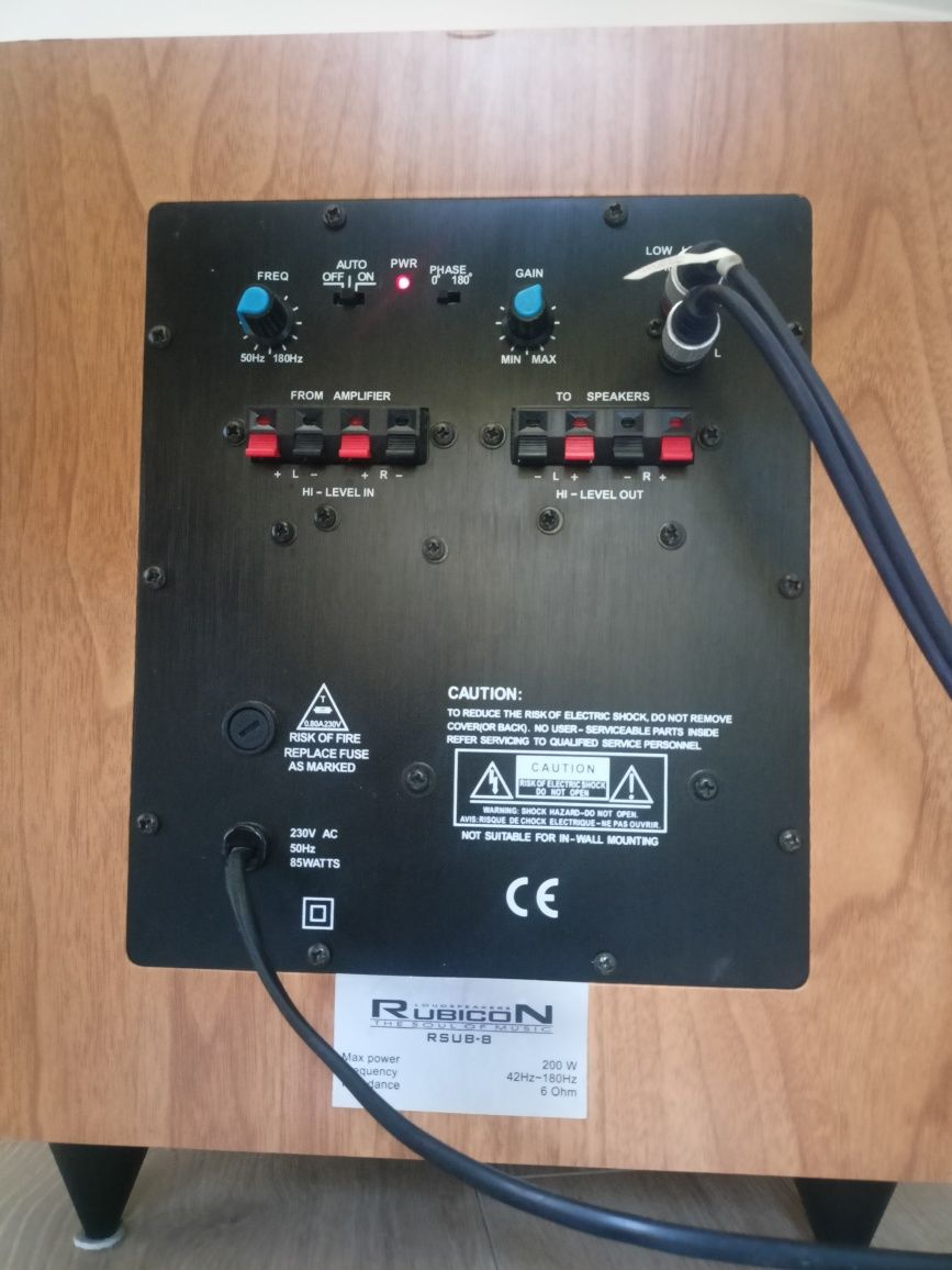 Subwoofer aktywny rubicon r sub 8