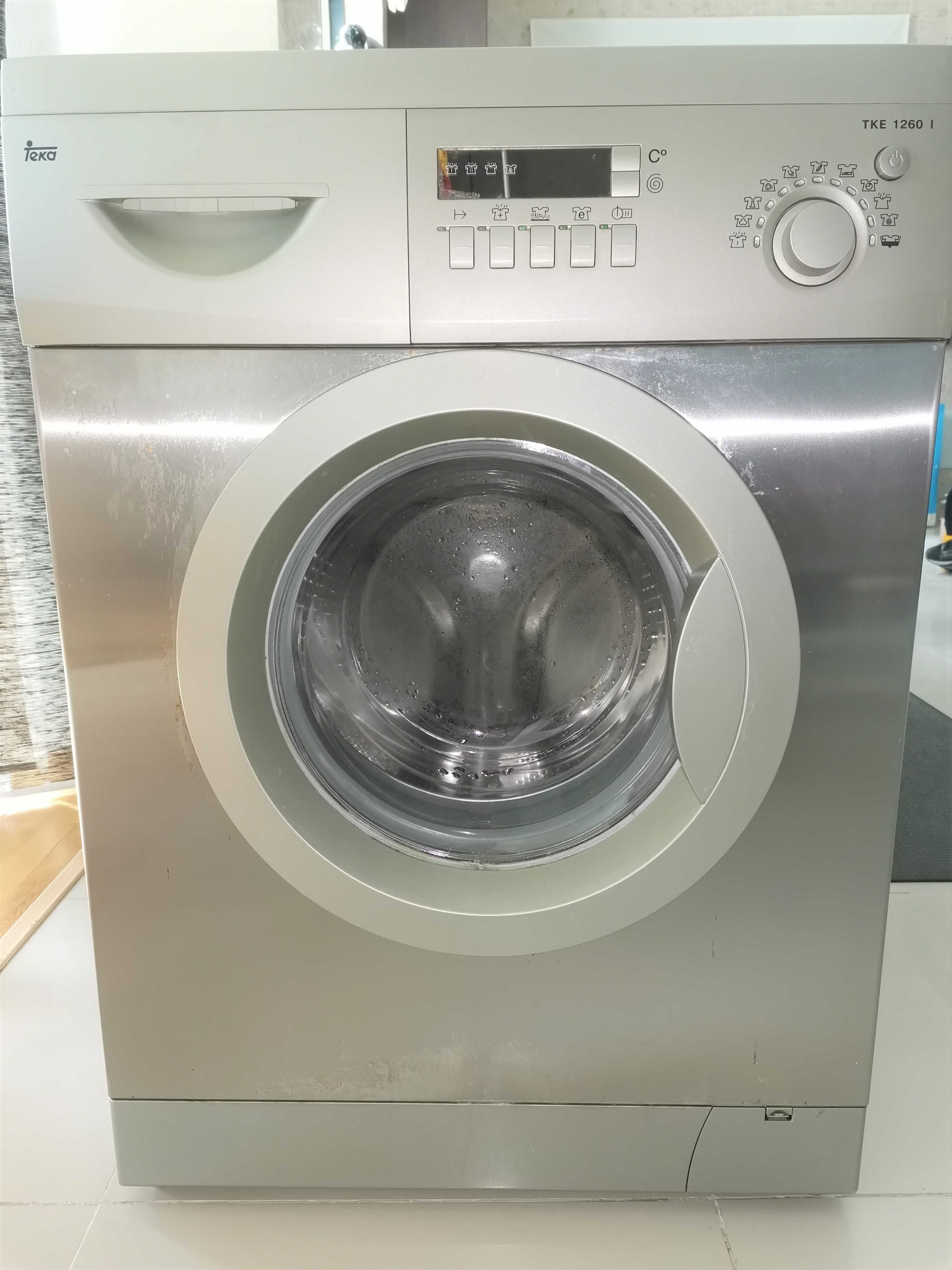 Máquina de lavar roupa Teka TKE 1260 I (inox)