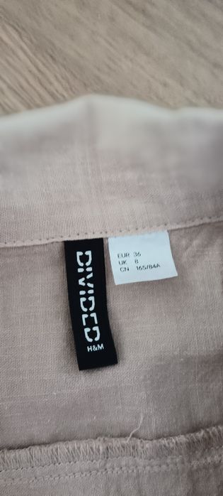 Sukienka zapinana z kołnierzykiem rozmiar s h&m