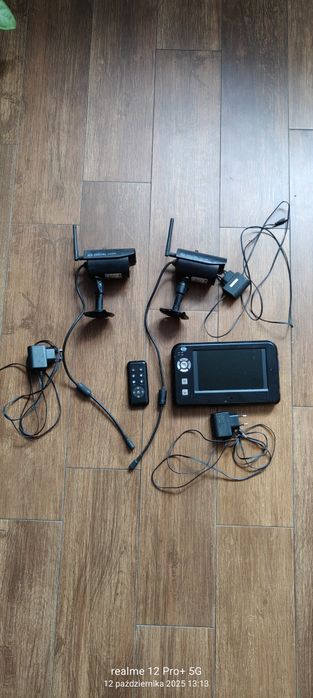 Monitoring zestaw Elro 2×kam,pilot, monitor 7cali