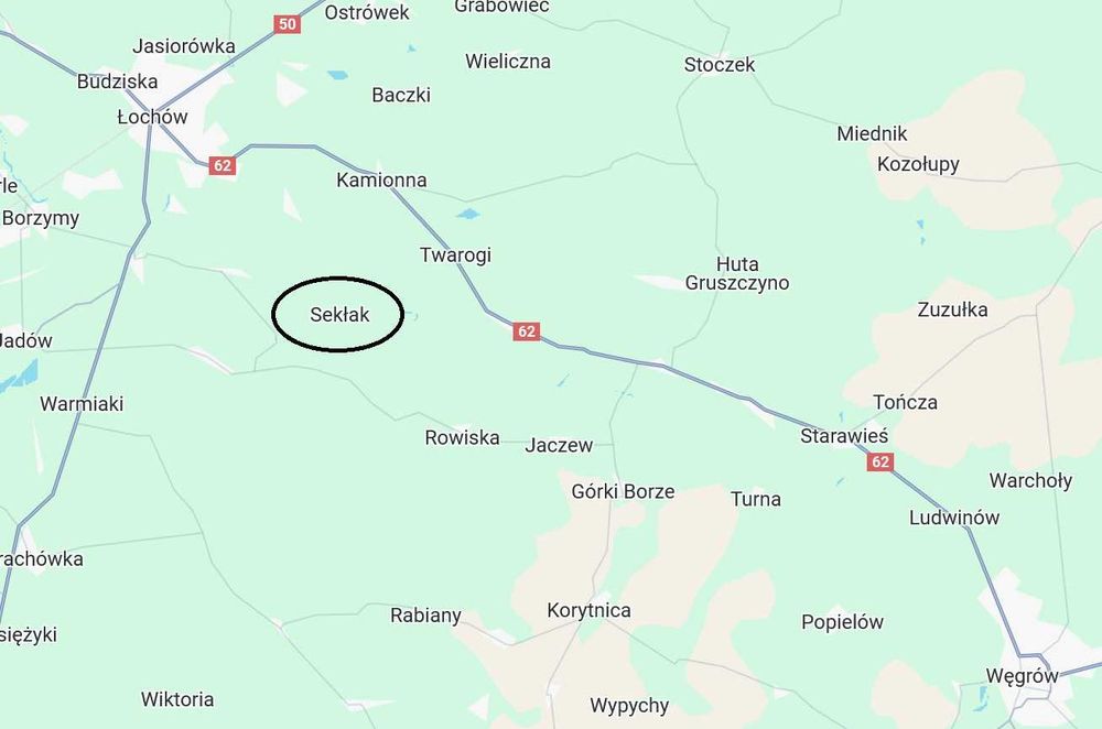 Działka z własną linią brzegową nad rzeką Liwiec Warunki zabud 8711 m2