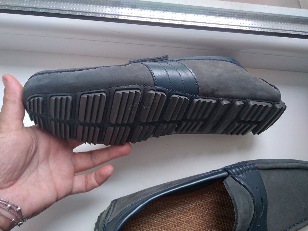 Мокасини Hugo Boss Mersedes,43-44 розмір, нубук