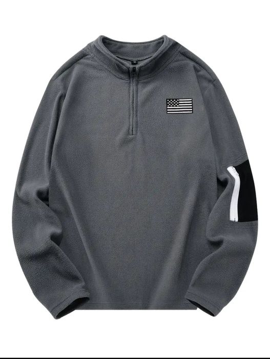 Мягкий флис-свитер мужской флиска