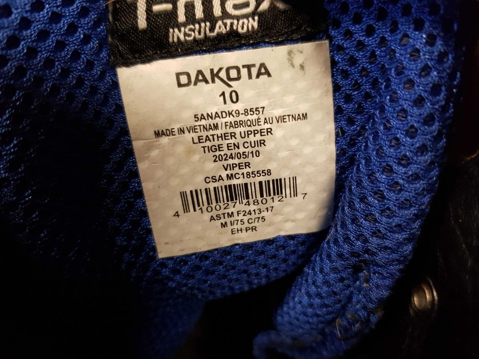 Buty robocze DAKOTA rozm 43 wkł 28,5 cm S3