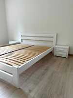 Двоспальне ліжко в спальню Кровать з натурального дерева