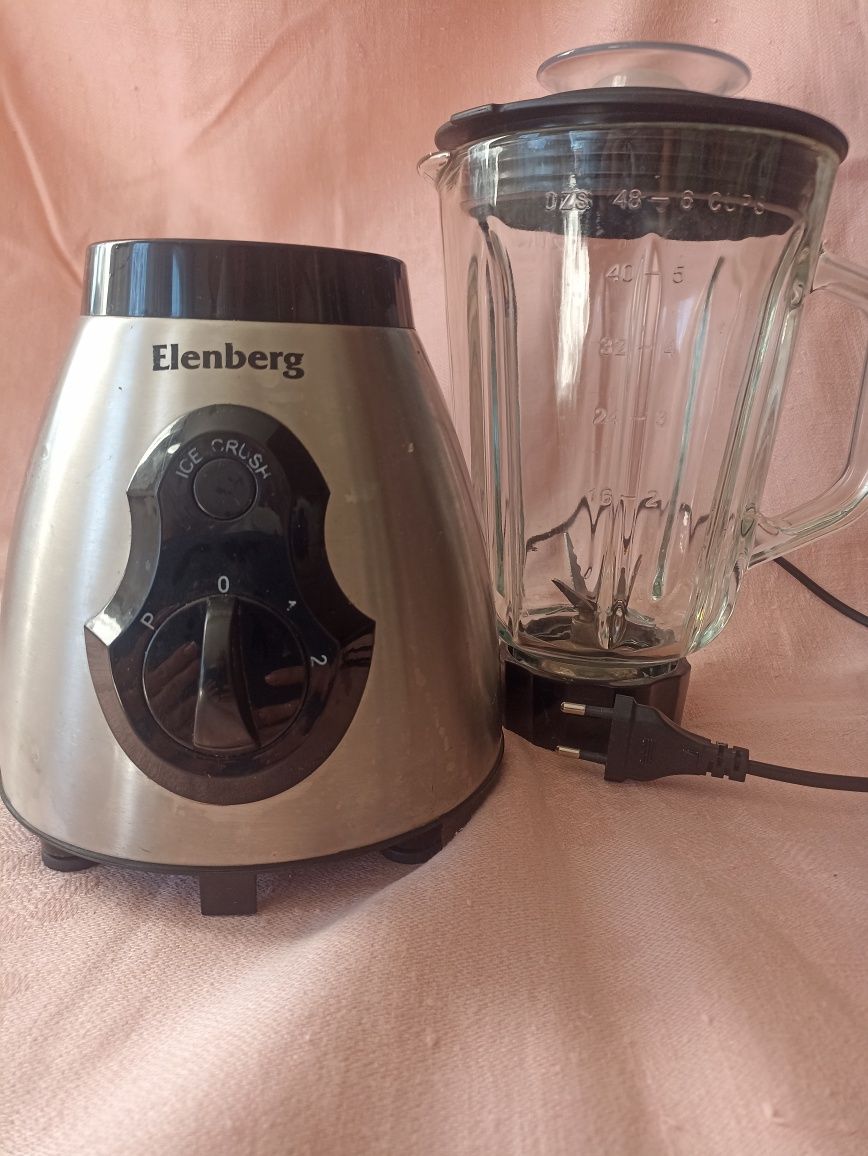 Блендер ELENBERG fb-639
220V-50Hz
525W
Стеклянная чаша на 1,5 л.
4 СТА