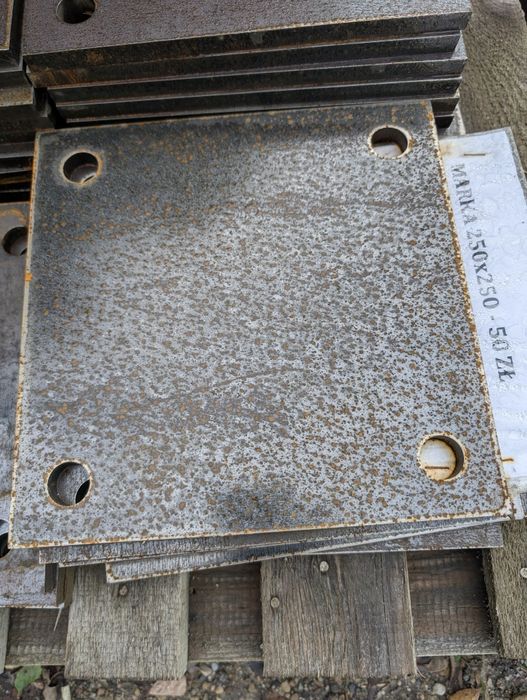 Stopa marka stalowa 250x250 od ręki Słubice k. Płocka