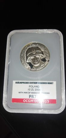 Moneta 10zł 60-rocznica powstania warszawskiego
