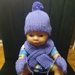 Baby born  - zimowy  komplet