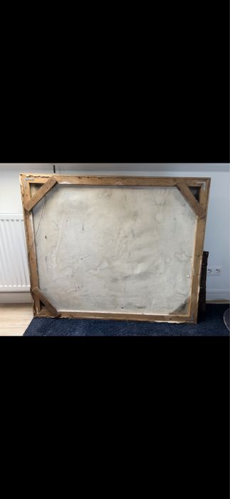 Stary duży obraz  olejny -  125cm x 105cm OKAZJA !