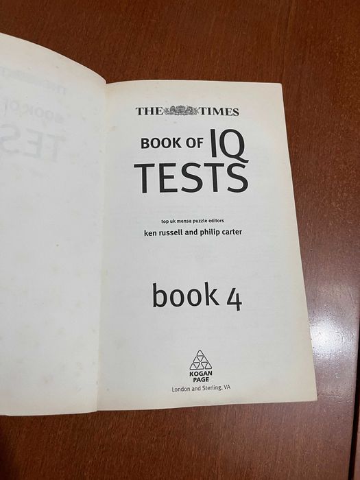 The Times Book of IQ Tests: Book Four (Testing Series)