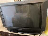 Tv antiga sony  com comando
