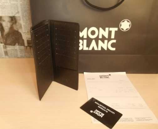 Duży skórzany PORTFEL MĘSKI Mont Blanc, skóra  62662-1