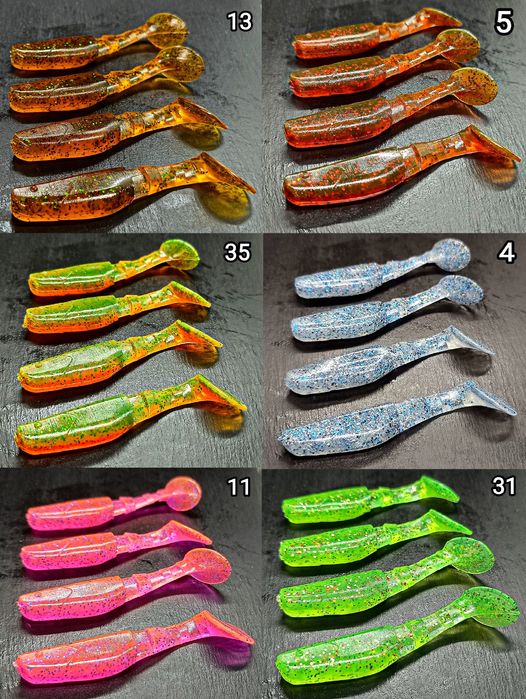 Приманки на щуку предатор 3 дюйми ціна вказана за пачку