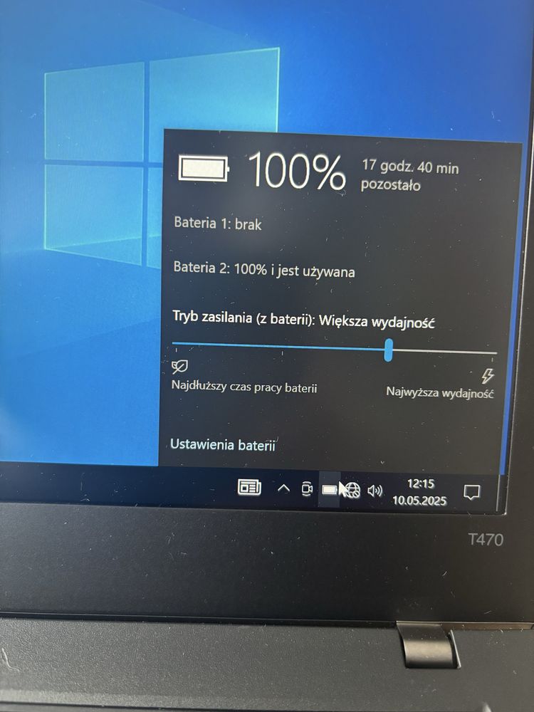 Laptop Lenovo t470 i zasilacz