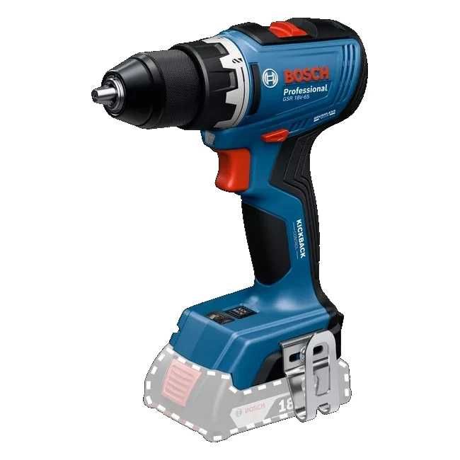Bosch GSR 18V-65 C Wiertarko-wkrętarka 18V Zestaw 2x5.0Ah L-BOXX