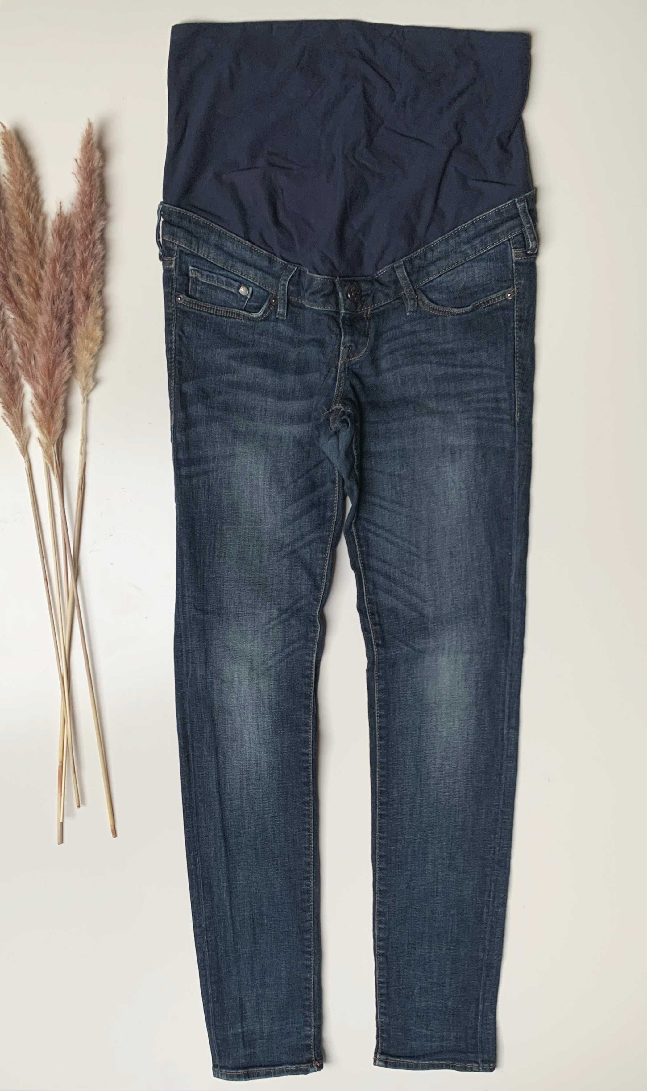 Spodnie H&M Mama Dzinsowe Slim M 38 Jeansowe