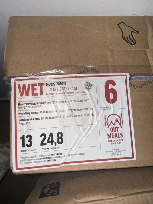 Rações de Combate Suecas