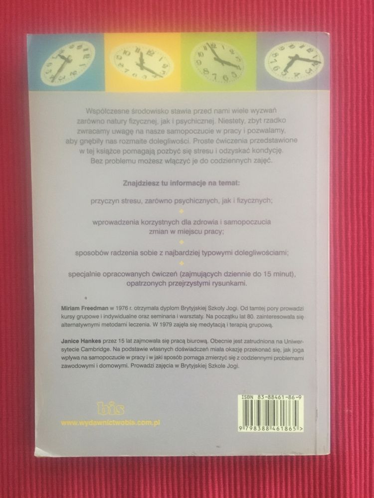 Joga dla zapracowanych Janice Hankes Miriam Freedman