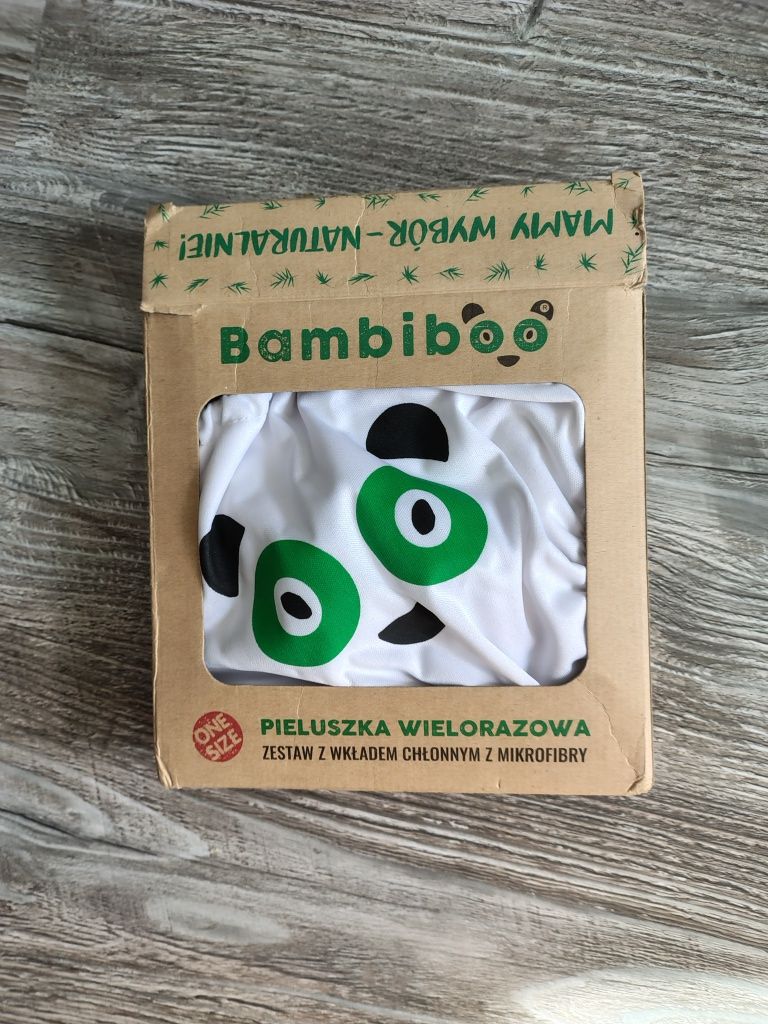 Pieluszka wielorazowa Bambiboo z wkładem z mikrofibry nowa