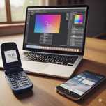 Smartfon ,telefon seniorski,laptop
