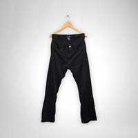 Spodnie jeansy męskie proste straight Versace Sport czarne 34