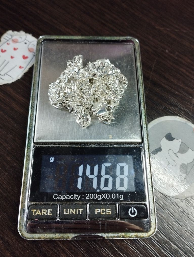 Серебряная цепочка 14.68 грамма 60 см