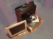 Zestaw komp. AMD Athlon 64 + drukarka + monitor +mysz+klaw