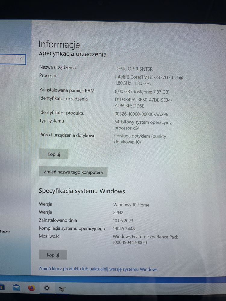 Sprzedam lub zamienie Dell AIO XPS 1823