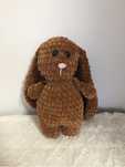 Pluszak maskotka brązowy królik amigurumi handmade