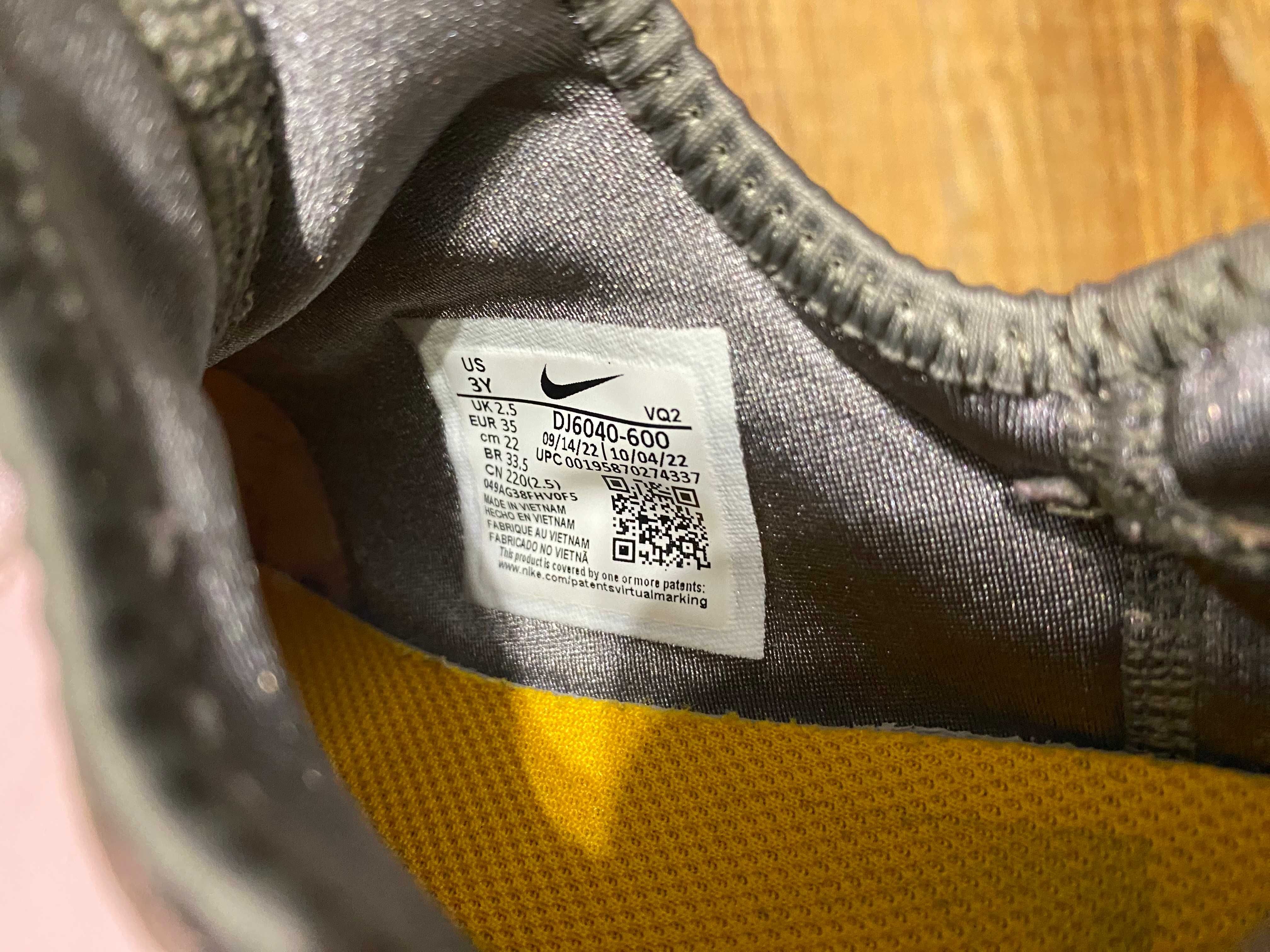 Nike кроссовки кросівки детские на девочку Найк оригинал р.35