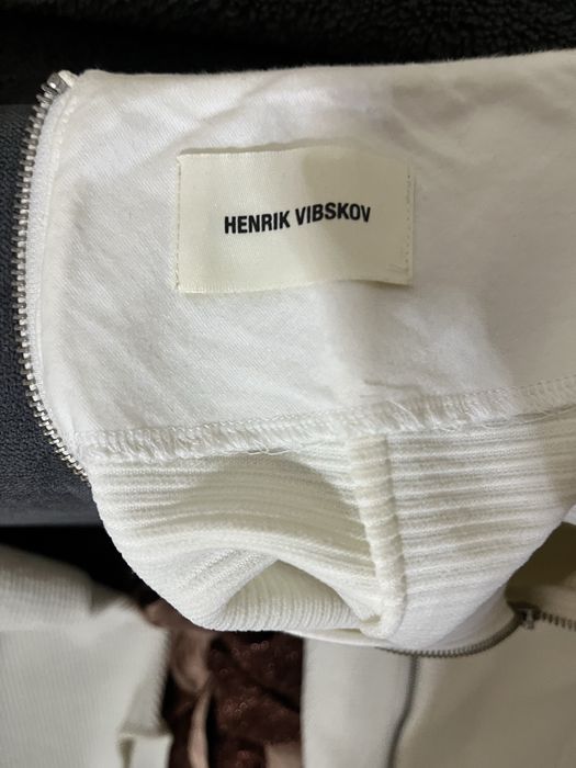 Henrik Vibskov bialy komplet premium sposnica top