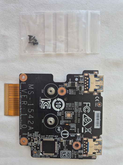 Placa de extensão USB 3.0 do laptop MSI GP66 Leopard 10UH-483