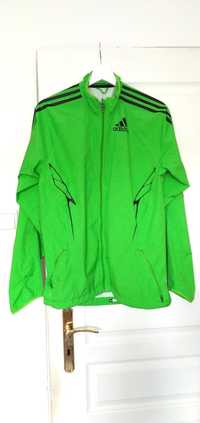 Wiatrówka Adidas kurtka do biegania zielona rozpinana 36 S