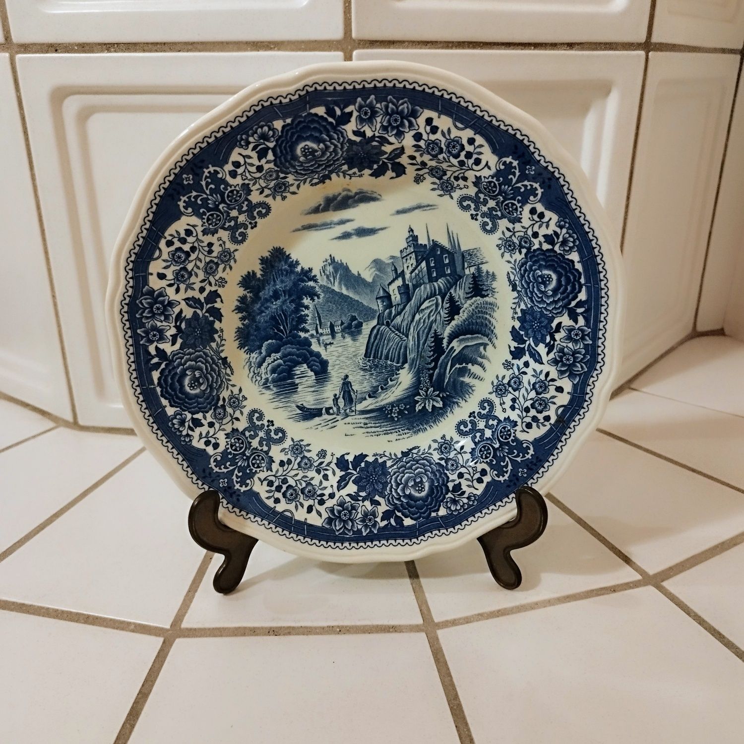 Talerz obiadowy głęboki Villeroy Boch Burgeland Vintage