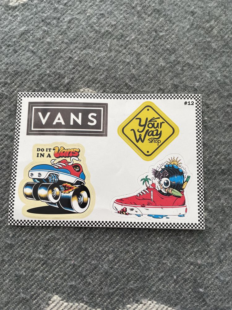 Наклейки Vans и просто прикольные другие
