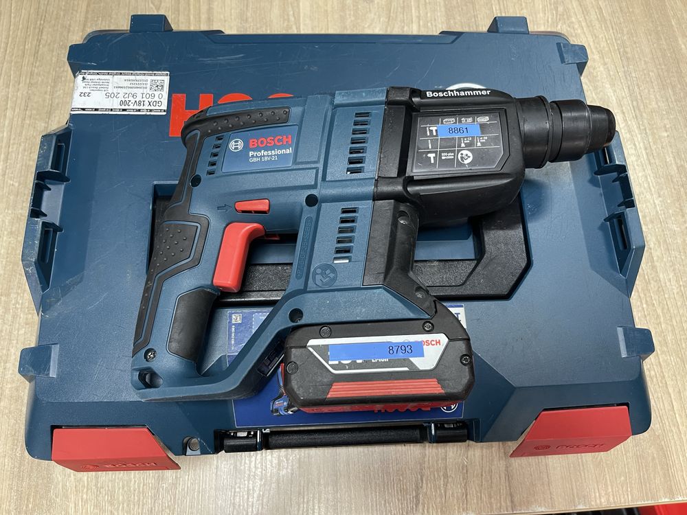 Bosch GBH 18V-21 / безщітковий перфоратор Бош 18V, комплект