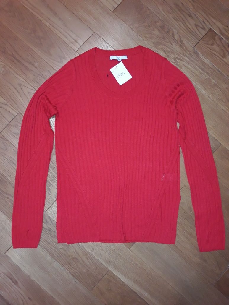 Next bluzka NOWA sweter czerwona rozmiar S