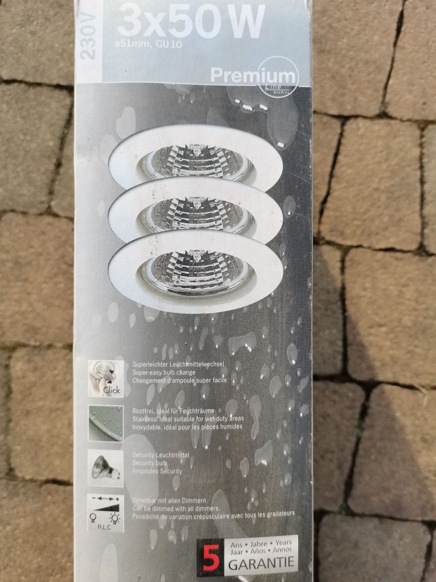 Oprawa halogenów 3 szt Paulmann Premium Line Halogen