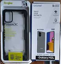 Etui / Plecki Do Samsung Galaxy M31s RiNGKE Fusion X + Araree M Cover