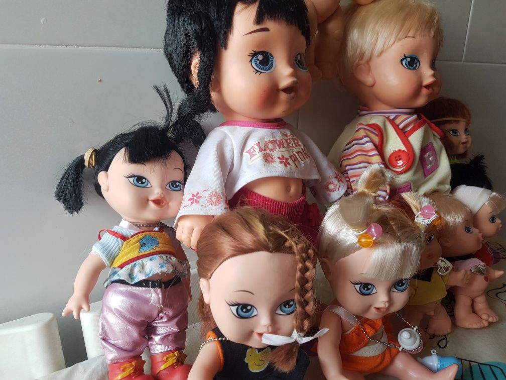 10 bonecas Jaggets de vários tamanhos por 30 euros o conjunto das 10