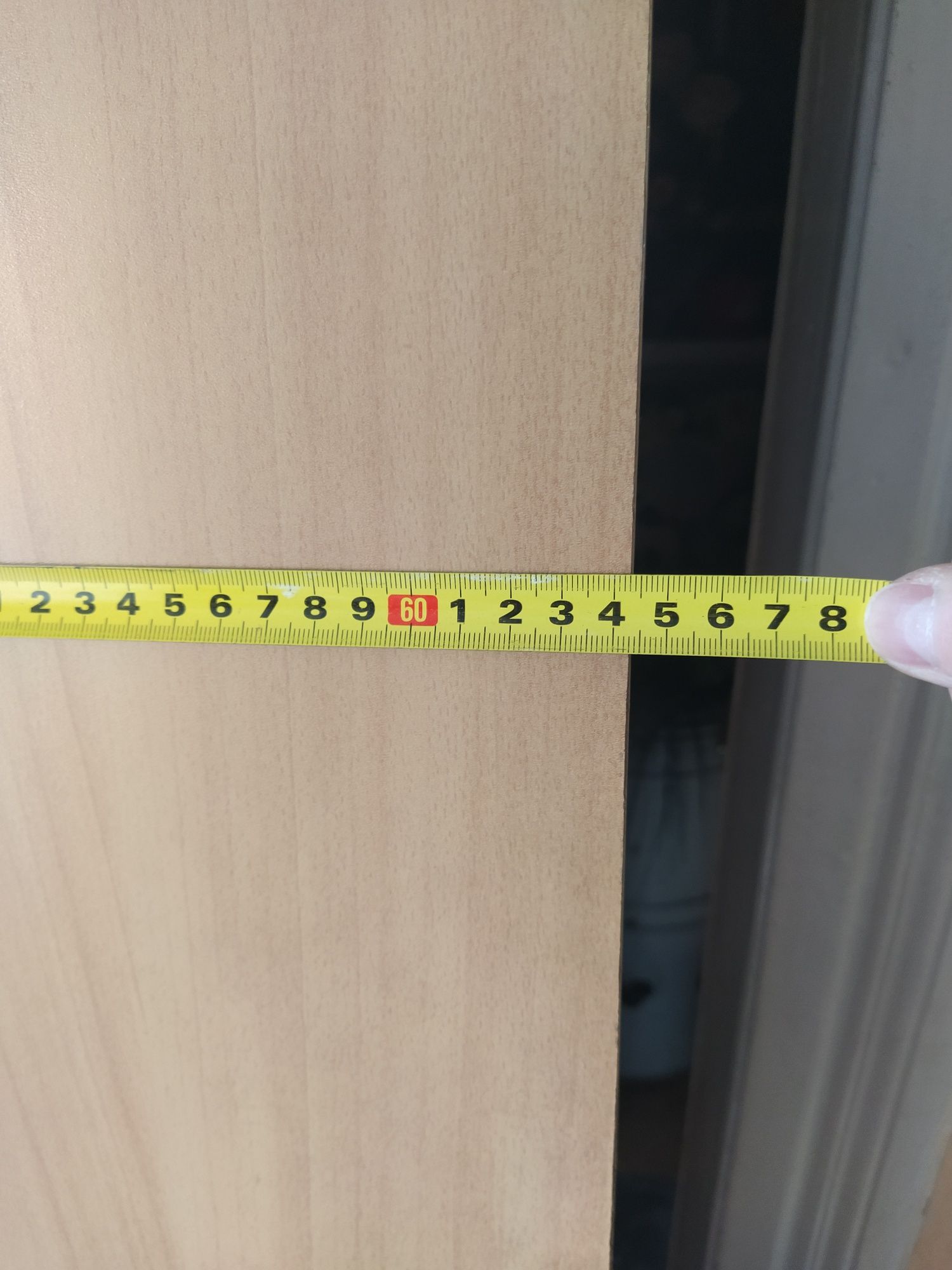 Drzwi wewnętrzne 60 lewe z ościeżnica