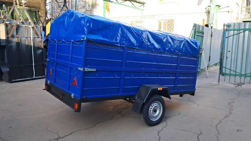 Прицеп двухосный 2500на1400 с усиленным бортом 450 Хит продаж