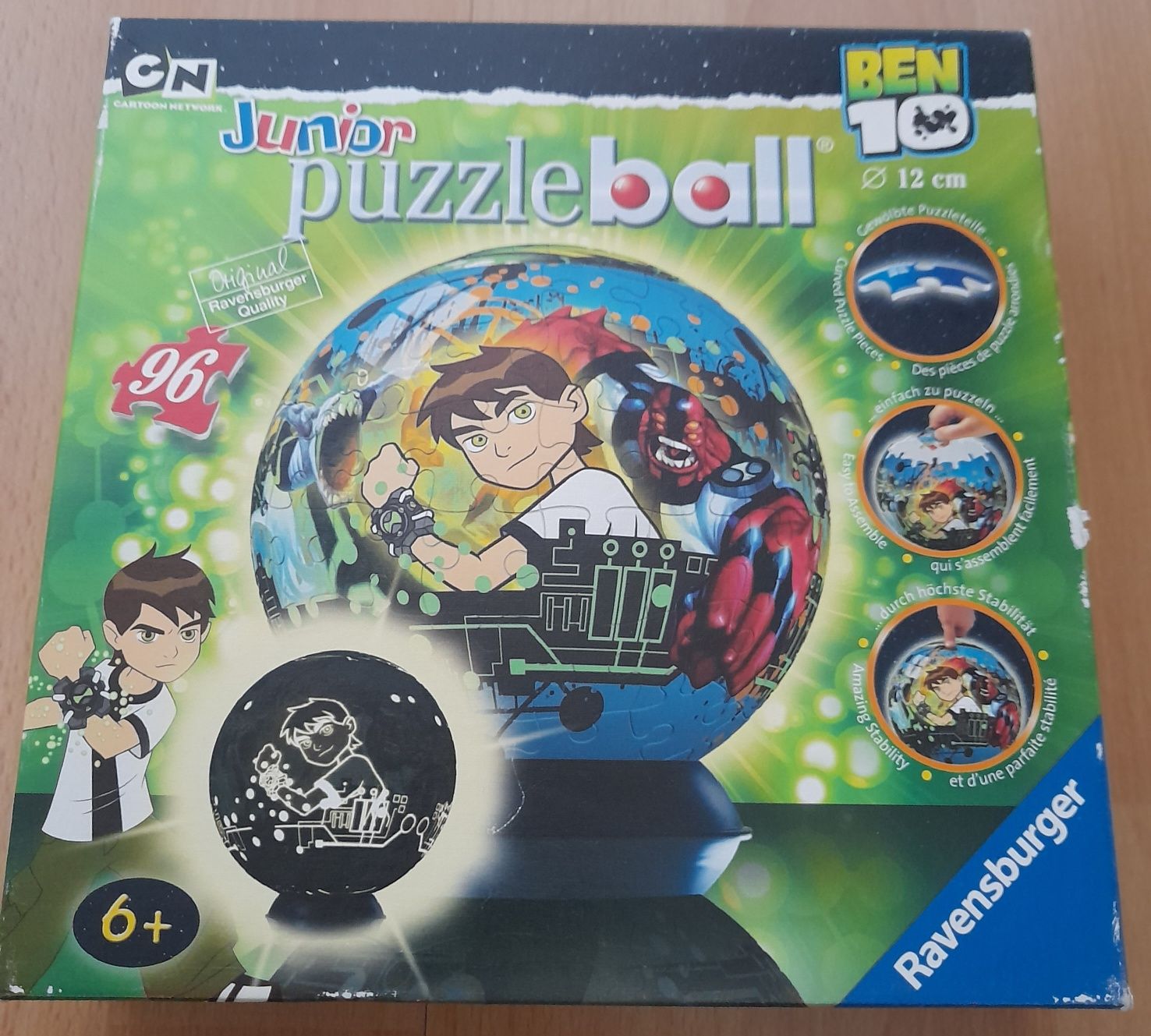 Puzzle Ben kula 96 elementów 6+ układanka!