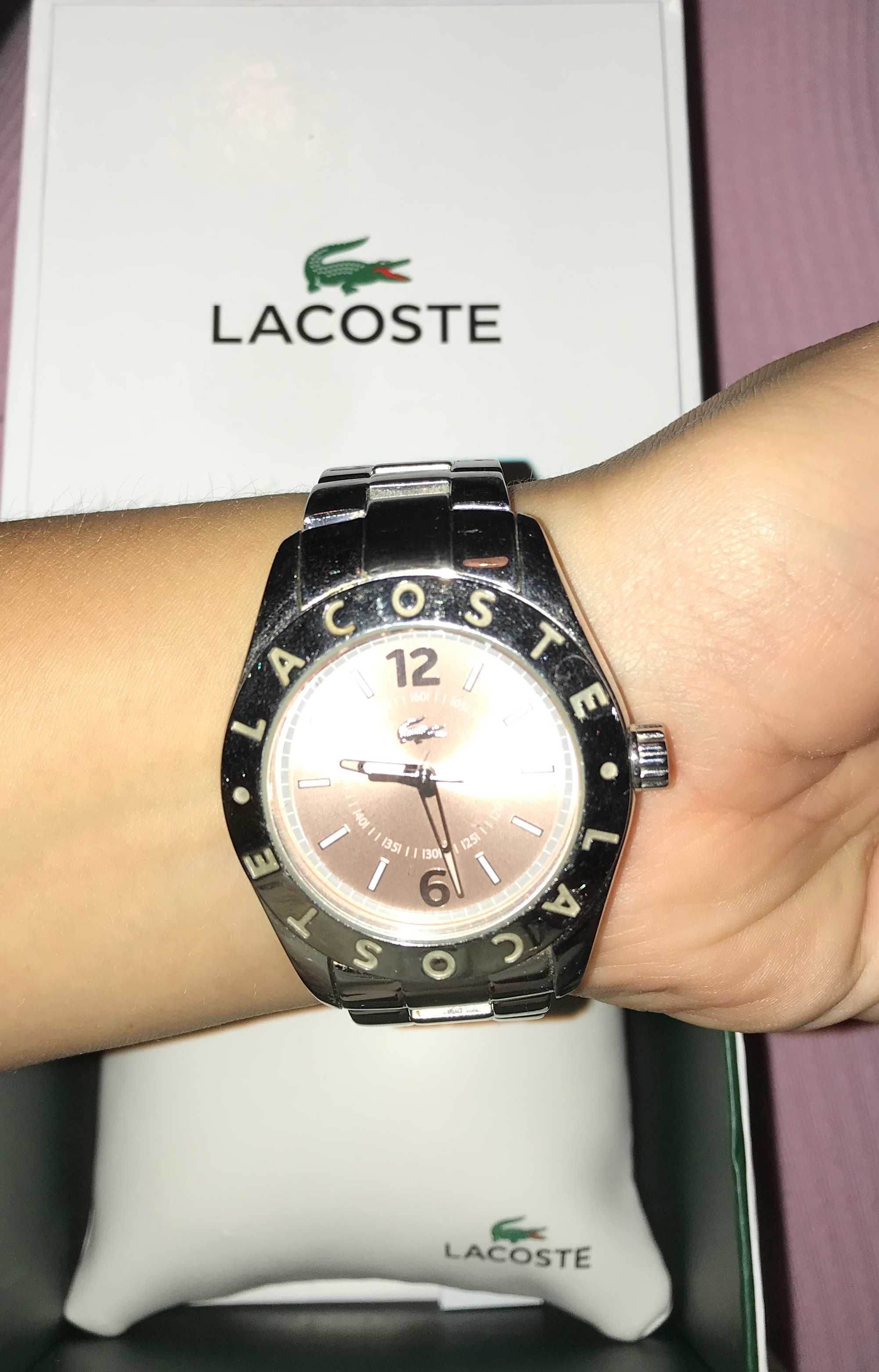 Zegarek Lacoste Różowy Srebrny