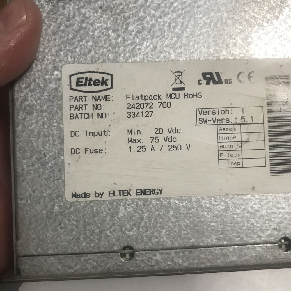 Продам eltek flatpack mcu