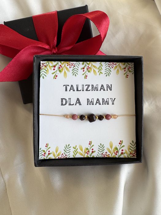 Bransoletka talizman z kamieni naturalnych