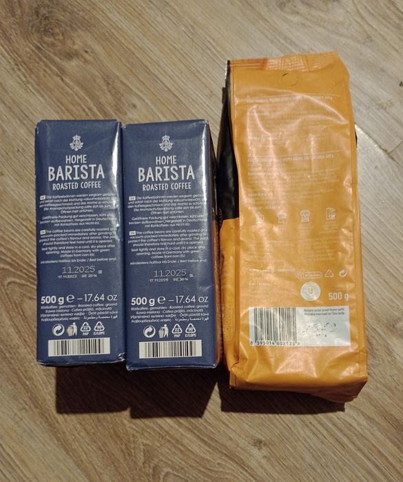 3sztuki po 500gr. Dallmayr 2 mielone i 1 ziarnista Cafe do Or okazja..